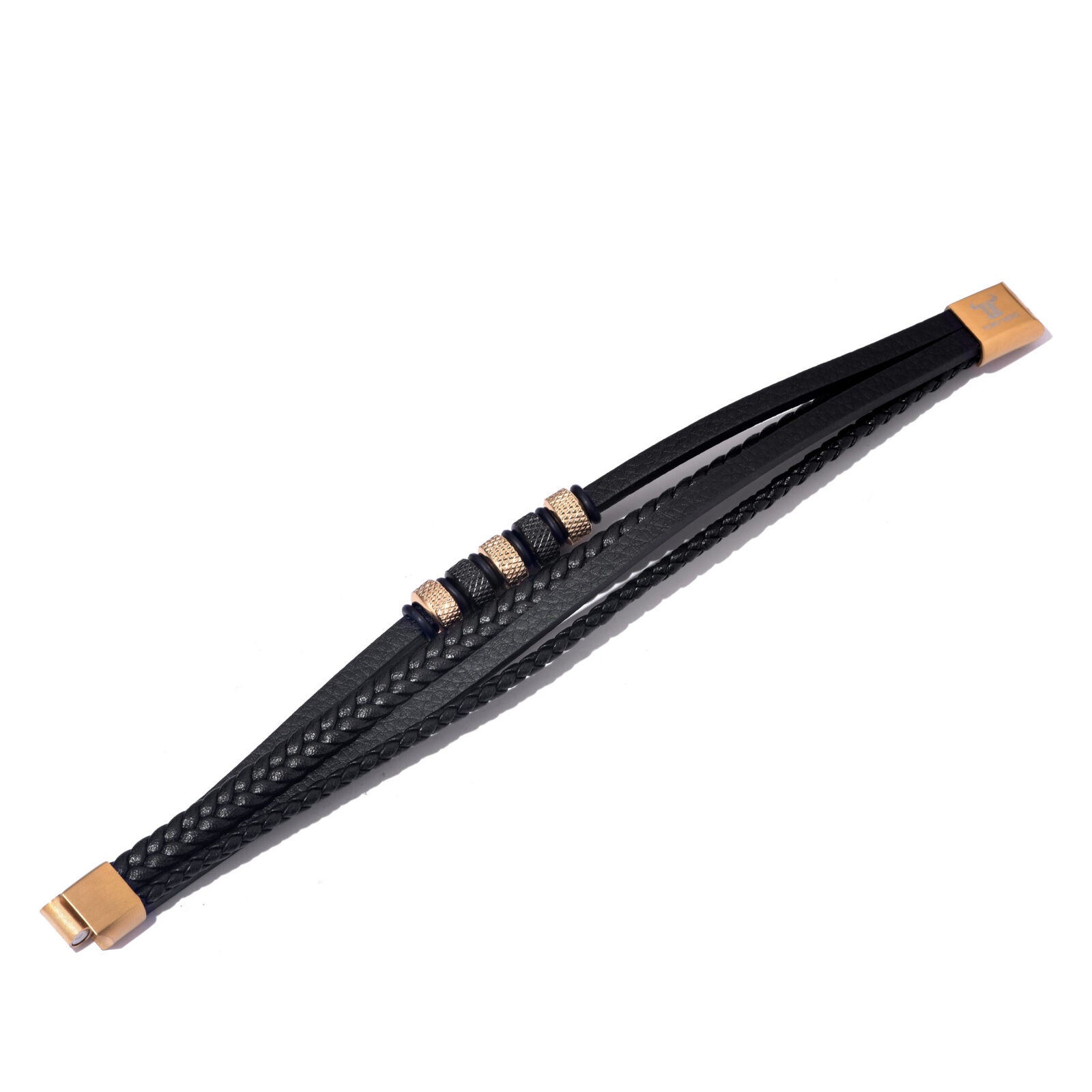 Bratara-barbati-piele-naturala-negru-auriu-Cercuri4.jpg