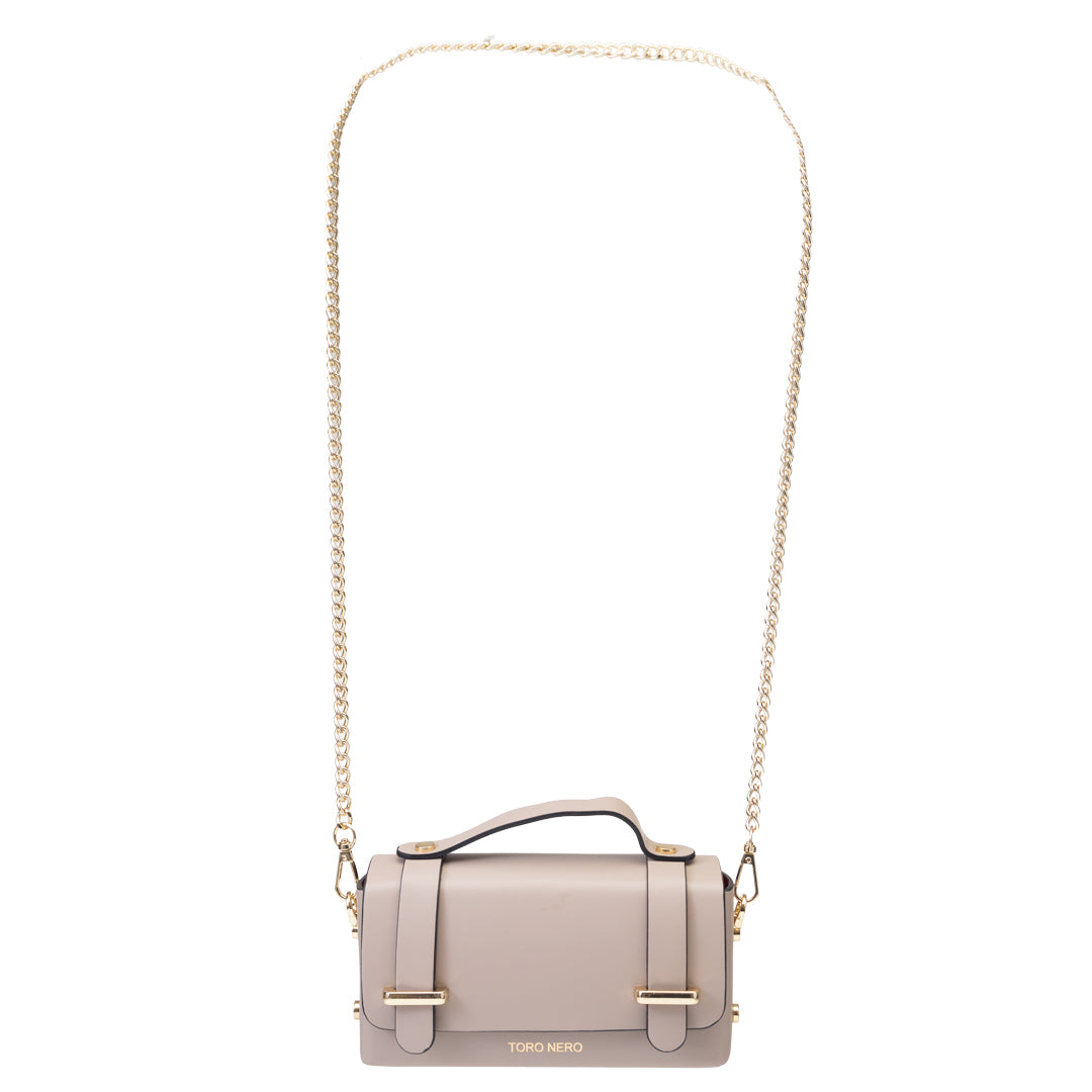 Sac femme en cuir véritable rose pâle Natalia