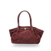 Damenhandtasche aus echtem Leder in Bordeaux Elena