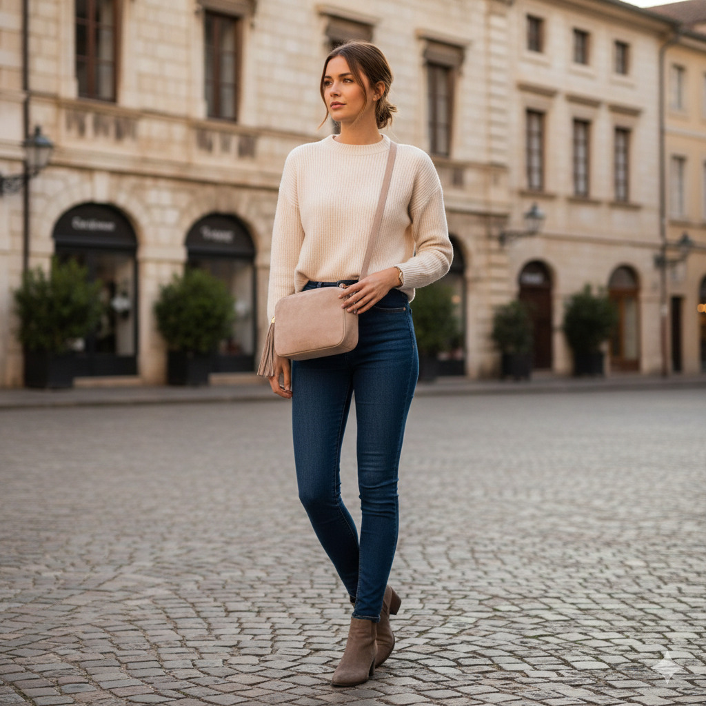 Sac à main pour femme en cuir véritable rose pâle Ancuta