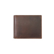 Portefeuille homme en cuir véritable marron OIL